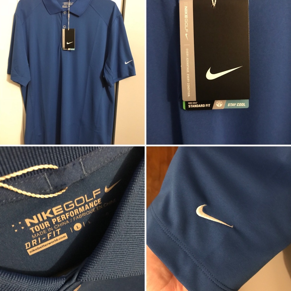 Nike golf - Size L - dry fit - new with tags